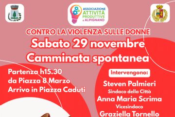 Camminata contro la violenza sulle donne