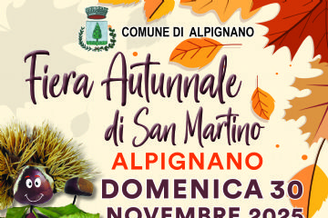 Domenica 30 novembre arriva la fiera autunnale di San Martino