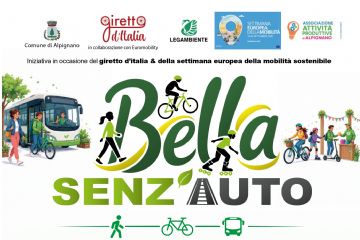 Giovedì 17 settembre si terrà la prima edizione di "Bella Senz'Auto"
