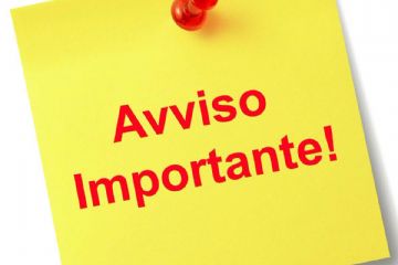 Avviso, sospensione temporanea erogazione acqua
