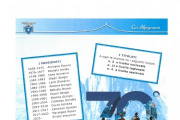 70&#176; Anniversario Club Alpino Italiano Sezione di Alpignano