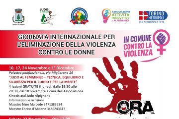 Giornata Internazionale per l&#39;eliminazione della violenza contro le donne. Iniziative di sensibilizzazione.