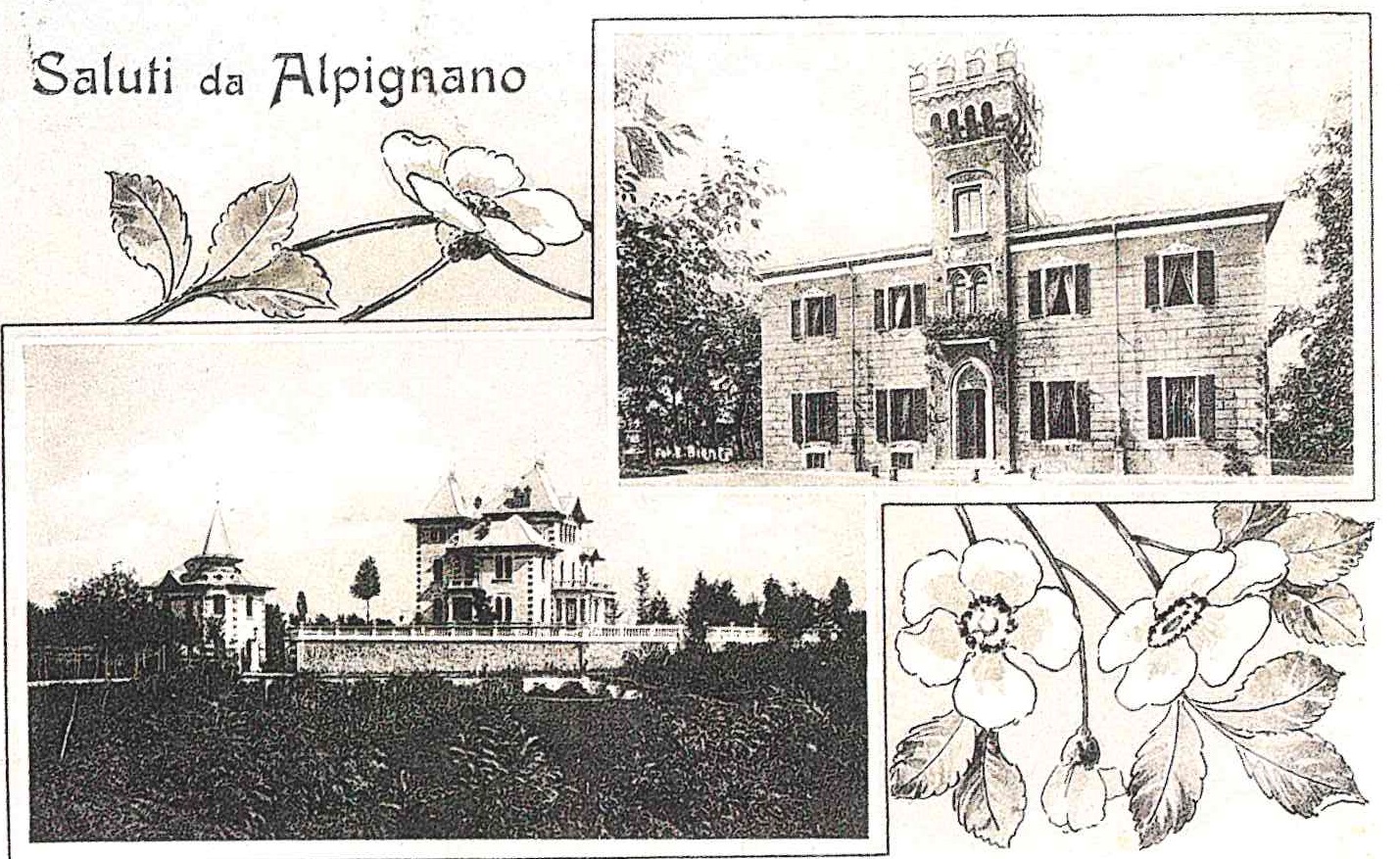 Cartolina illustrata, timbro postale 1916, collezione privata Giovanni Roggero