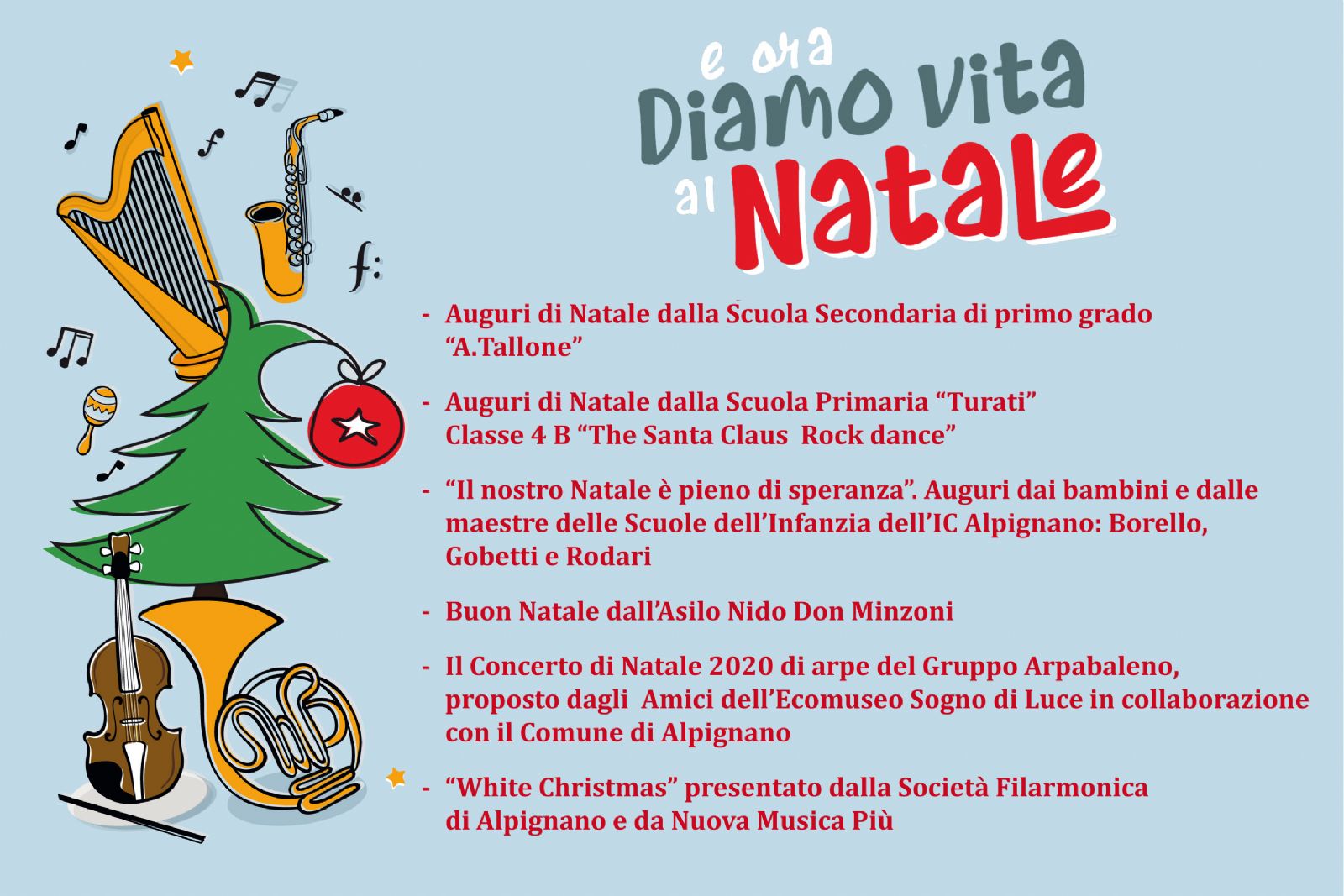 Diamo Vita Al Natale Concerto Musica E Auguri Di Natale Dagli Asili Scuole E Associazioni Comune Di Alpignano